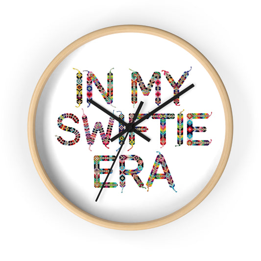 Colorful "In My Sweet Era" Wall Clock