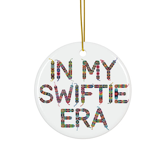 Ceramic Ornament, 'In My Swiftie Era'