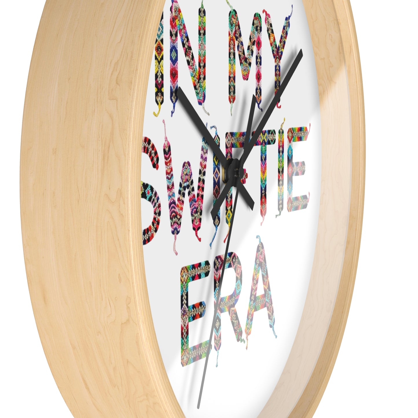 Colorful "In My Sweet Era" Wall Clock