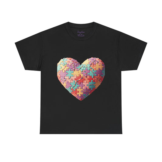 Puzzle Heart Tee