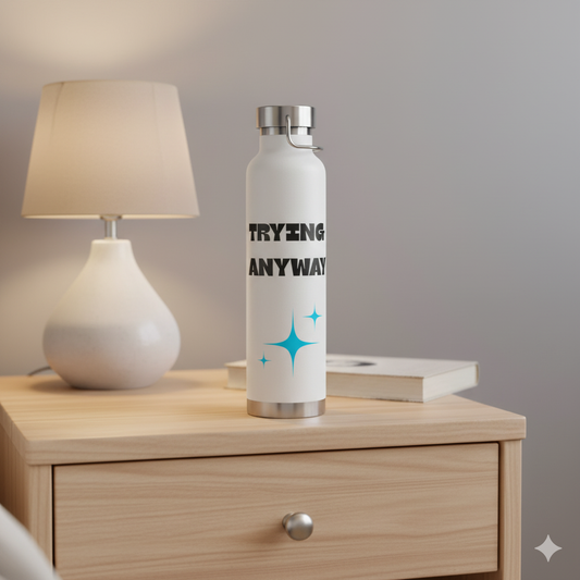 Motivational Insulated Water Bottle, 22oz