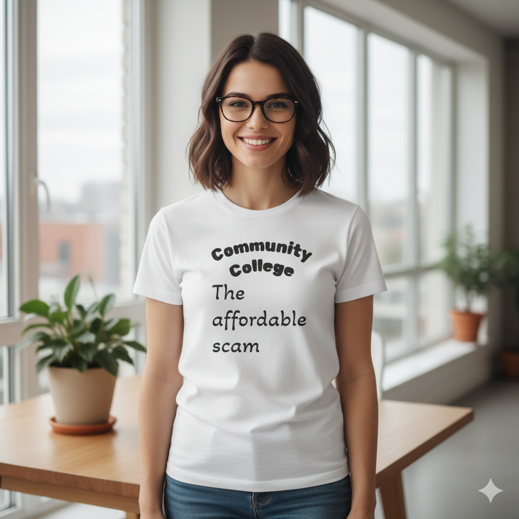 Community College Humor Tee