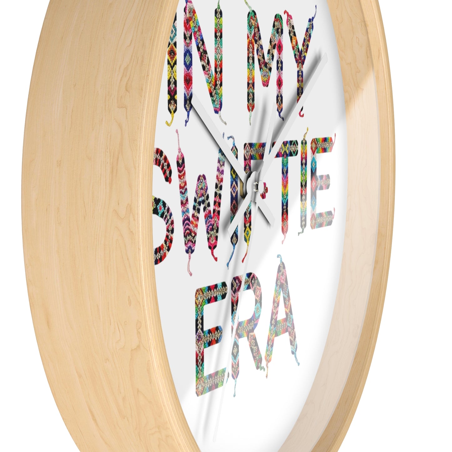 Colorful "In My Sweet Era" Wall Clock