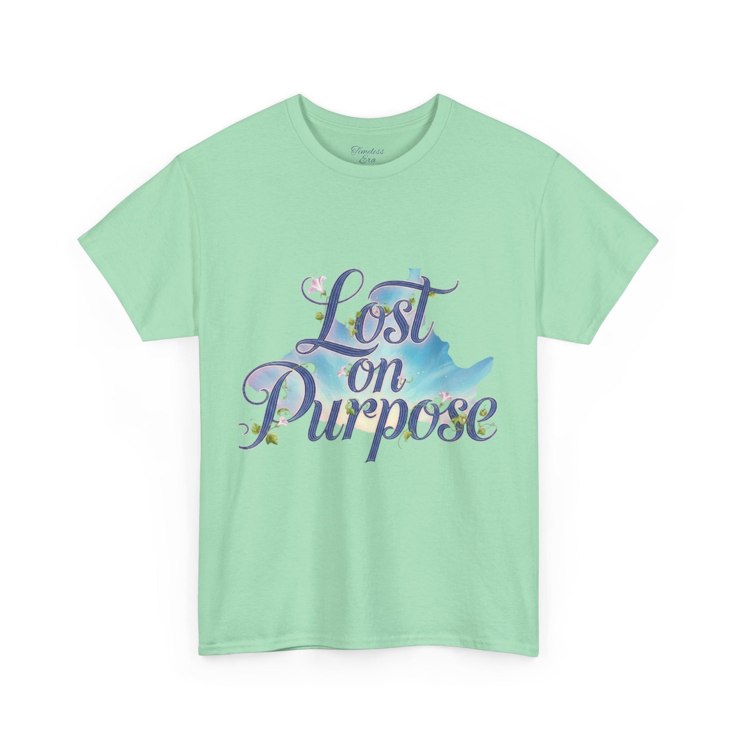 Whimsical Adventure Tee, Lost on Purpose Shirt, Nature Lover's Cotton T-Shirt, Gift for Dreamers, Magical Forest Graphic Tee