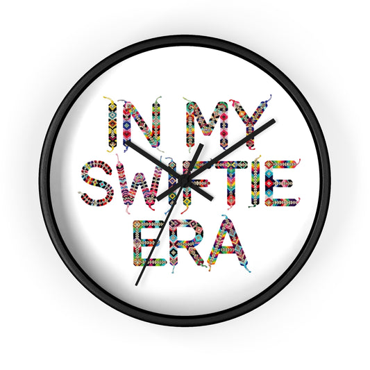 Colorful "In My Sweet Era" Wall Clock